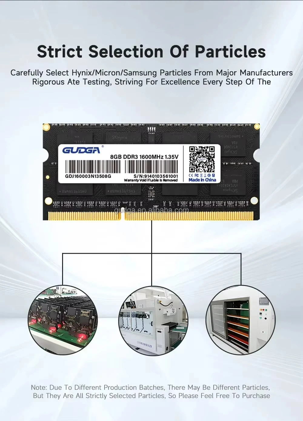 DDR3 1600MHZ Laptop RAM