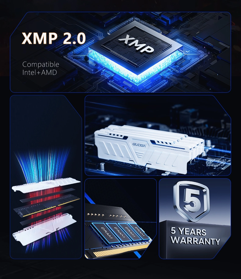 DDR4 RAM Memory with Cooling Vest