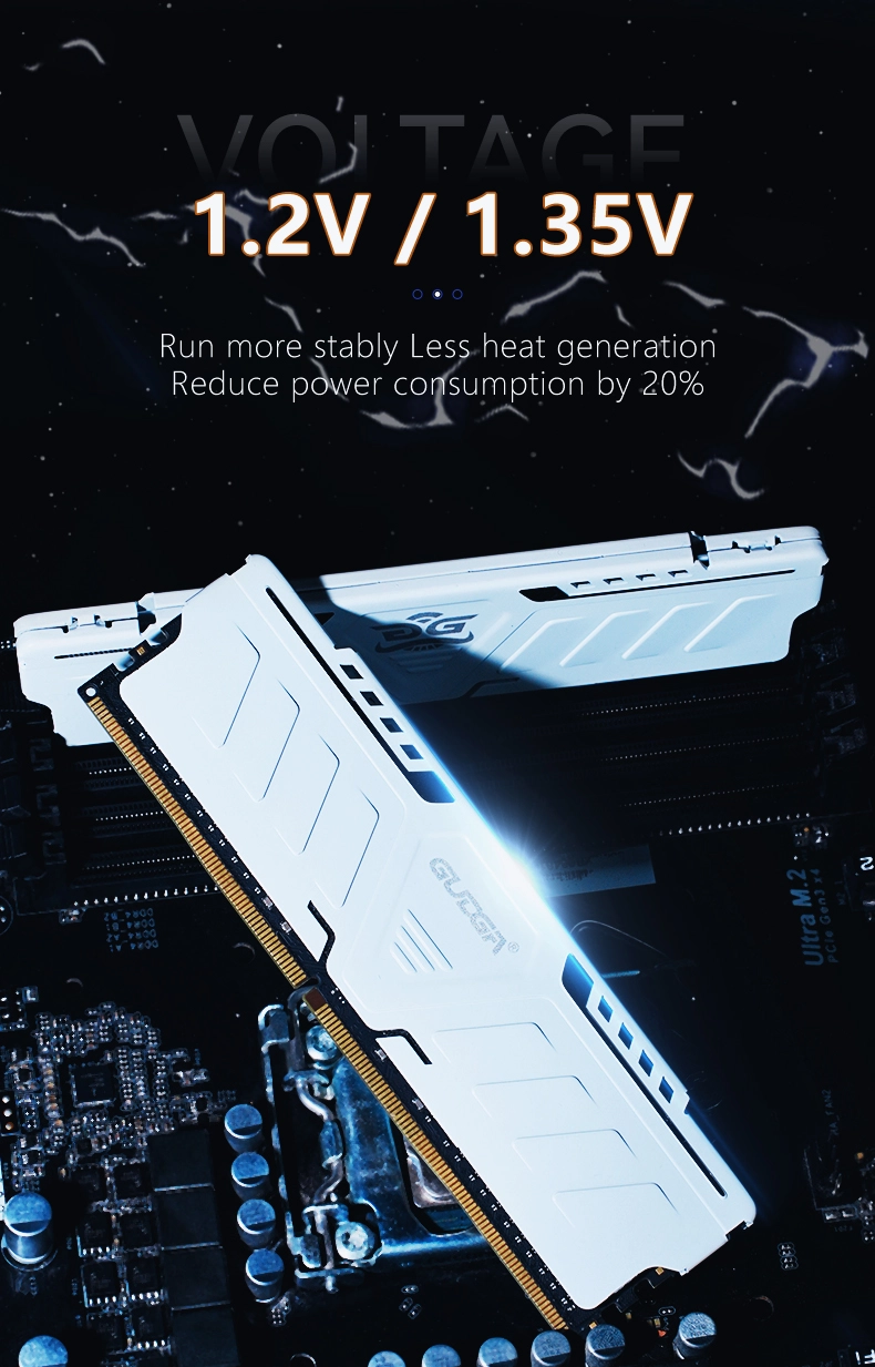 DDR4 RAM Memory with Cooling Vest